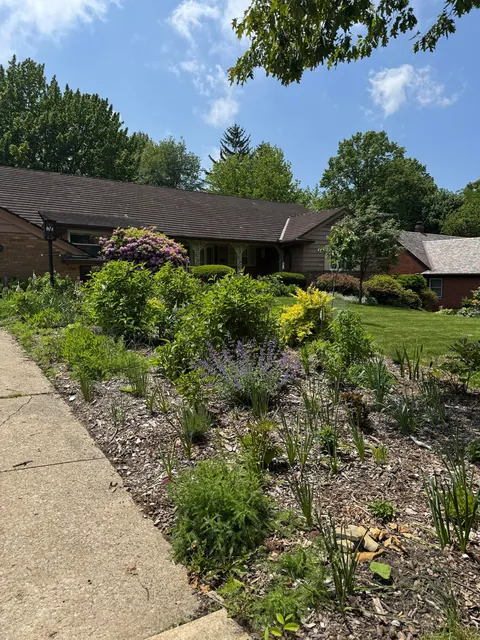 Had a full line sewer replacement a year after we bought our house. Instead of regrowing the grass, we transformed it into a garden over the course of 14 months.