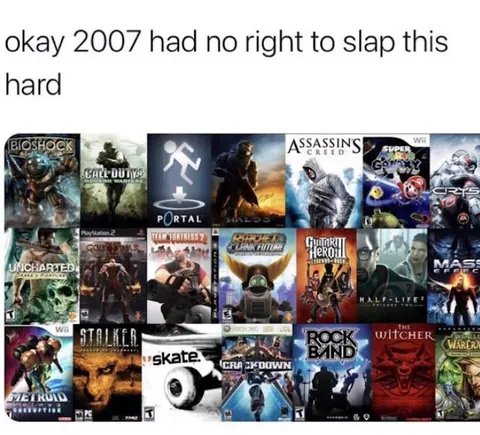 Back in the glory days 14 years ago damn