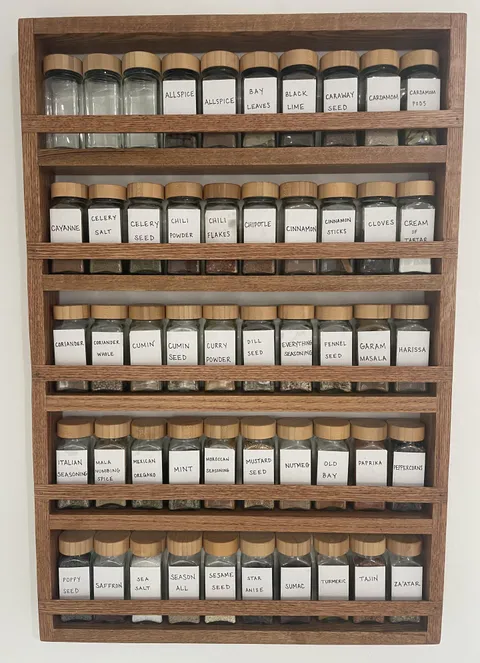 I made a spice rack