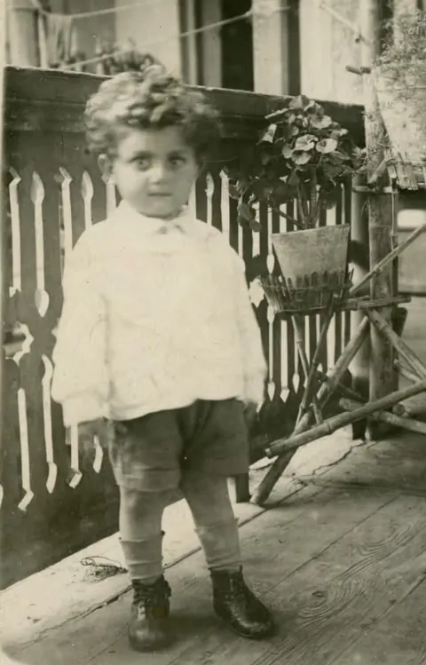 My 2 year old grandpa enjoying his summer - 1932