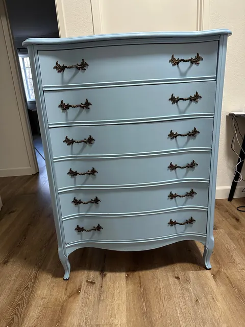 I refreshed an old dresser