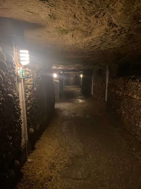 The Parisian Catacombs (Taken by me) The Eerie Resting Place of 6 Million.