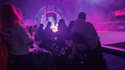 "Front row" seats for Disney on ice.