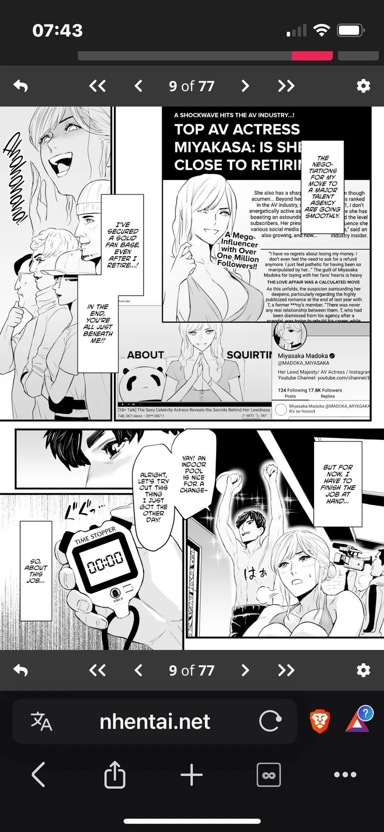 Charisma AV Joyuu (23-sai) o Intai Tekkai suru made Ikasemakuru 2 Jikan Teishi Mono Hen