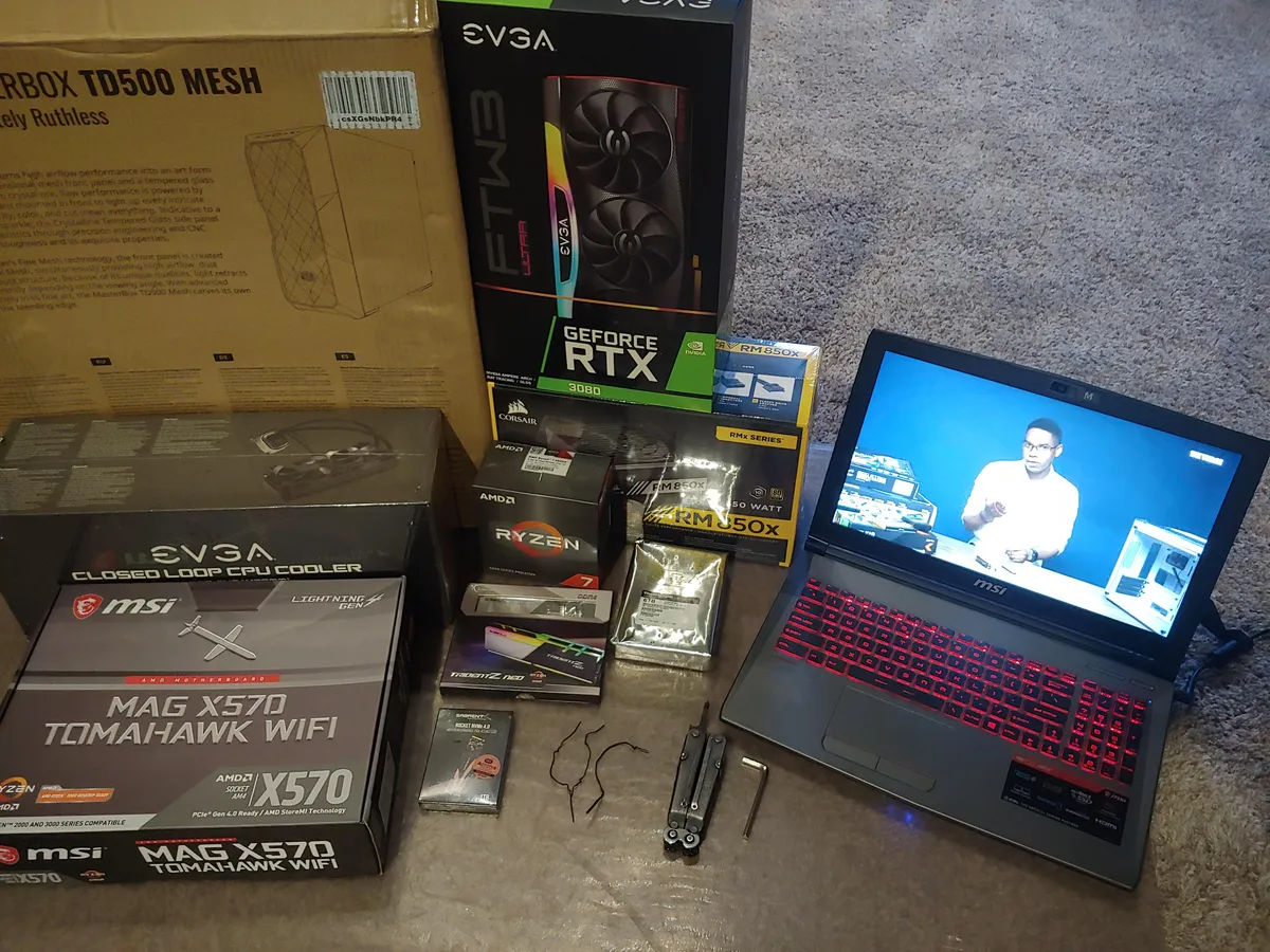 Ready to build my first PC! Wish me luck!