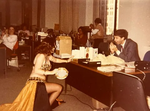 photos from my grandmother's time working at continental bank in chicago in the early 80's