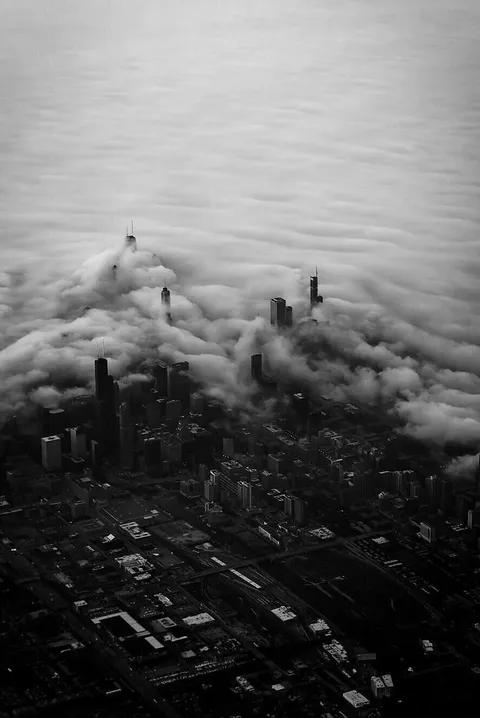 ITAP of Chicago from a plane