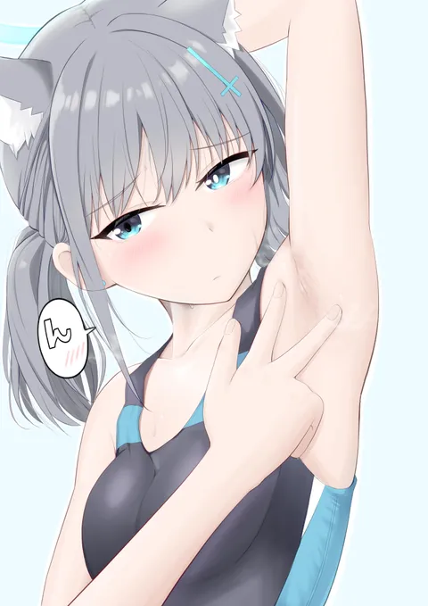 Shiroko's cute lil armpussy