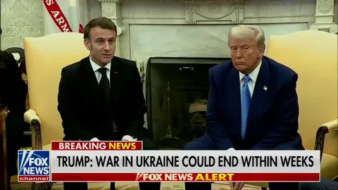 Macron: 'I support the idea of first compensating Ukraine because they have lost a lot of their fellow citizens, and Russian attacks are destroying them. Second, all who paid could be compensated not by Ukraine, but by Russia, because the aggressor is Russia.'