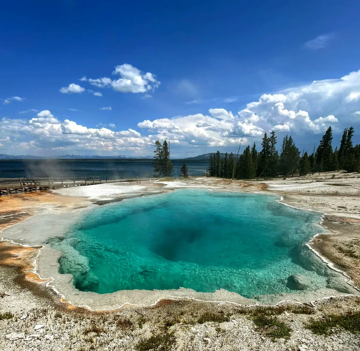 ITAP of a thermal pool
