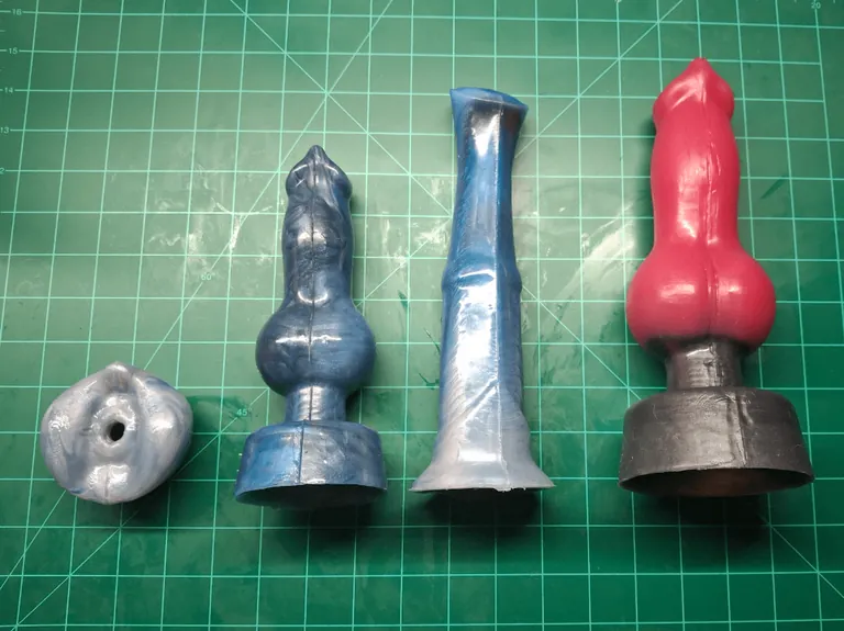 My 2nd try at home made fantasy toys. (Not my designs)