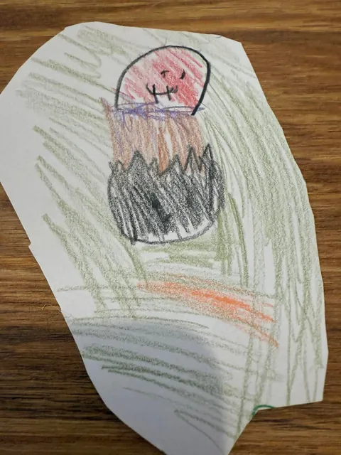 My 5 year old son’s drawings re-rendered by ChatGPT