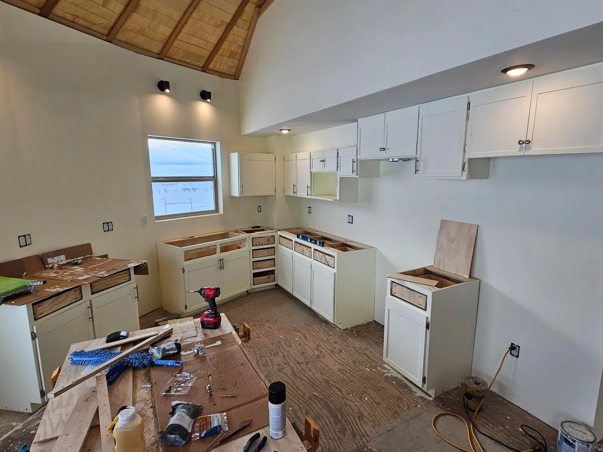 Spent several years building a complete 1300 sq ft roundhouse from top to bottom with my wife, including all framing, electrical, plumbing, HVAC, etc. By far the worst idea we've ever had, and so happy to be in it finally.