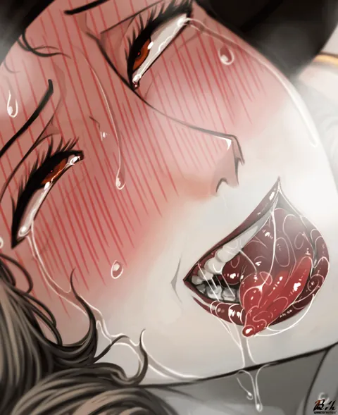 Lady Dimitrescu enjoys riding that cock [Artist: Hachijuu] (Resident Evil)