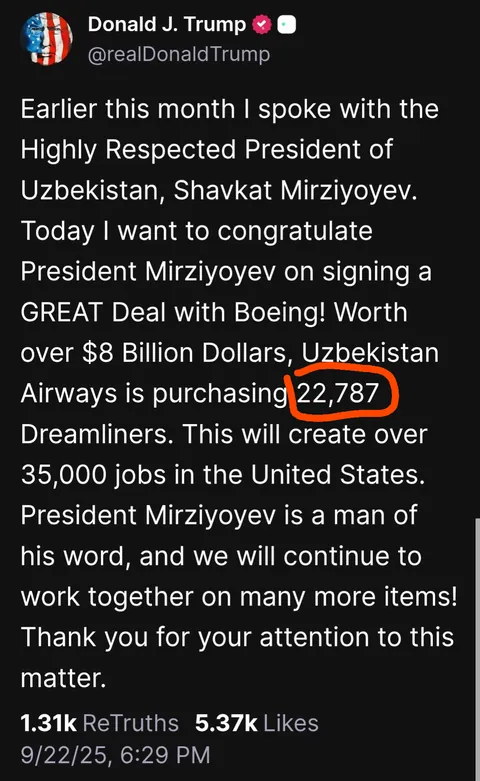 "22,787" Dreamliners!