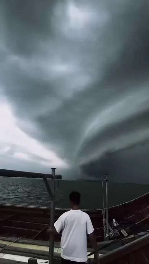 The approaching storm, Vietnam.
