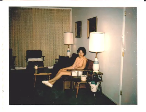 Pictures of my mom in 1965, a newlywed in her new house