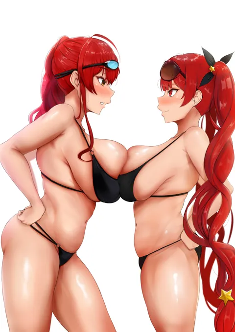 Zara and Honolulu Compare Sizes [Azur Lane]