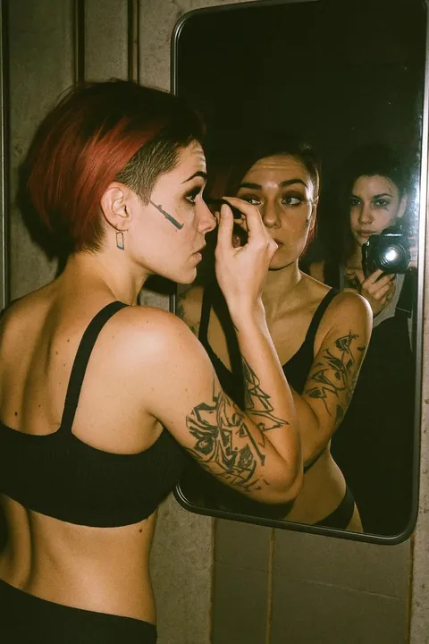 Cyberpunk grungy Candid Photos