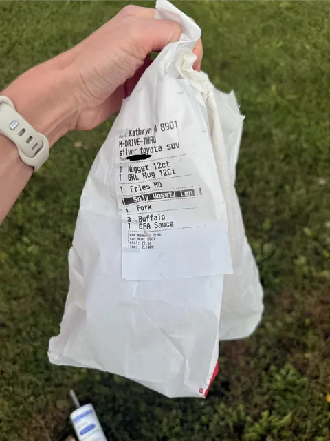 [oc] Someone threw their trash in my yard that has identifying info on it