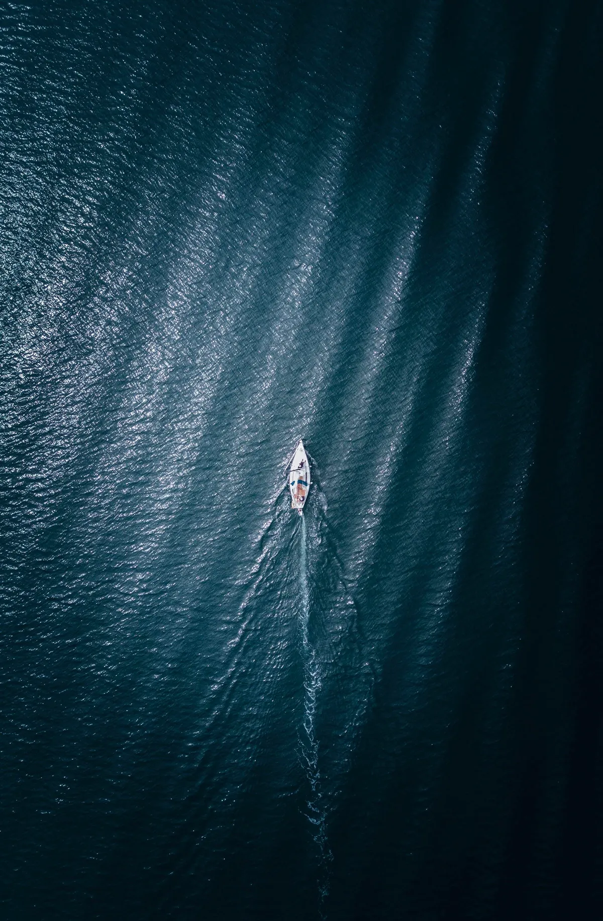 ITAP of a boat from the sky