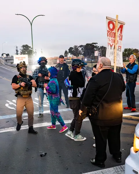 Protests in Oakland Yesterday [OC]