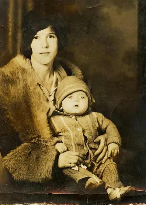 My Dad and His Mom 1930