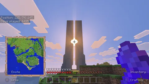 I knew i built this thing in my survival world for a reason