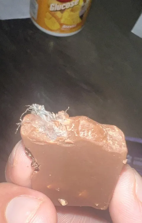 Plastic inside Cadbury Diary Milk