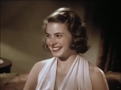 Isabella Rossellini in 1983 &amp; Ingrid Bergman in 1939