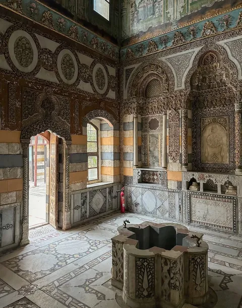 A Room in Bayt Nizam, Damascus, Syria.