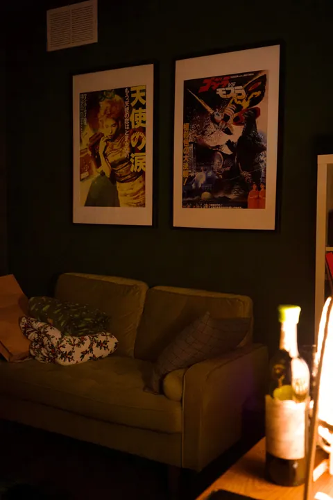 My vinyl listening room