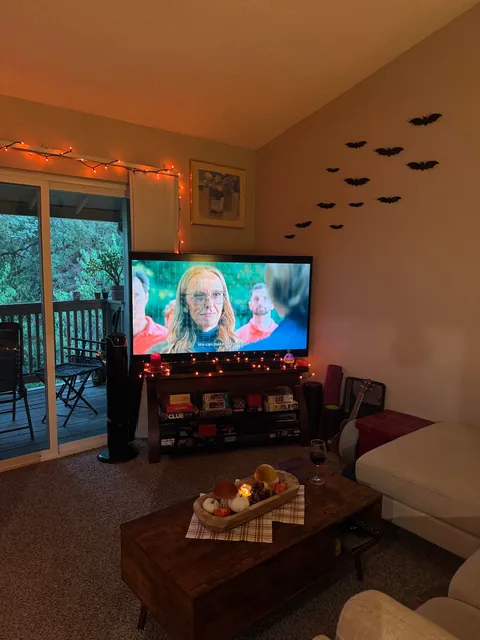 Halloween decorations are up!