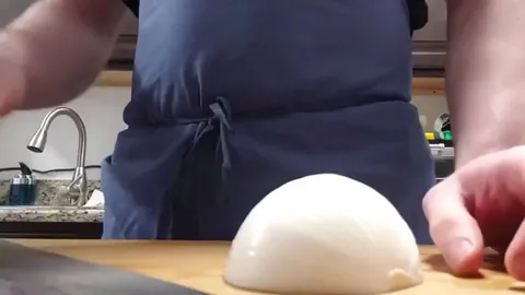 His onion cutting skills