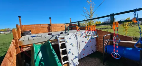 I built a pirate ship in my back yard for my kids after seeing how much a big playsets were.