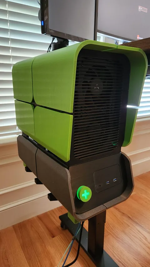 My 1st fully 3D printed PC case