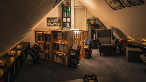 The vibe in this room never gets old, but I’m running out of space for new books