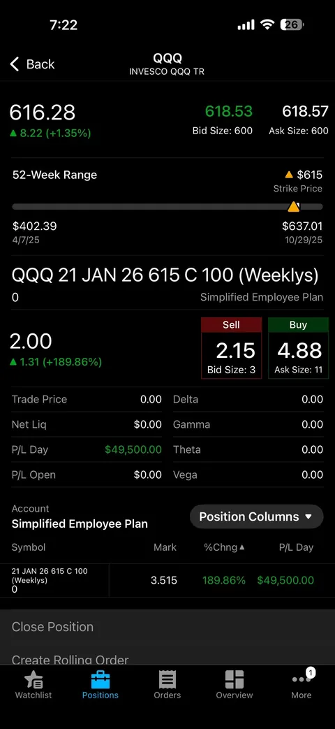 $800 > $49k in one hour.