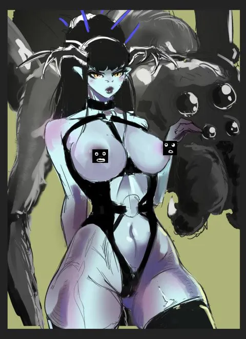 her stare says “come closer”