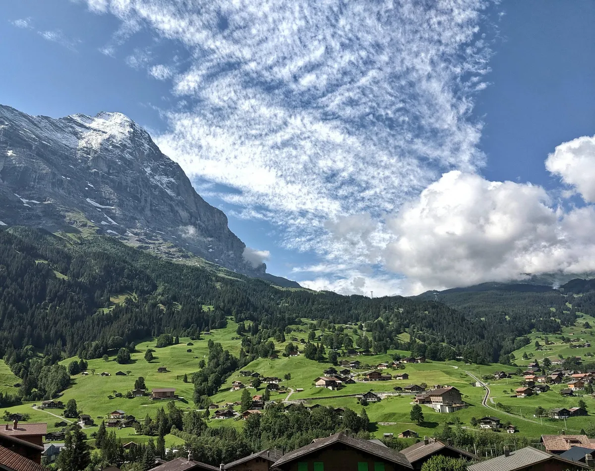 Visited Grindelwald Switzerland a couple weeks ago and was absolutely blown away by the first view walking down hill from the station