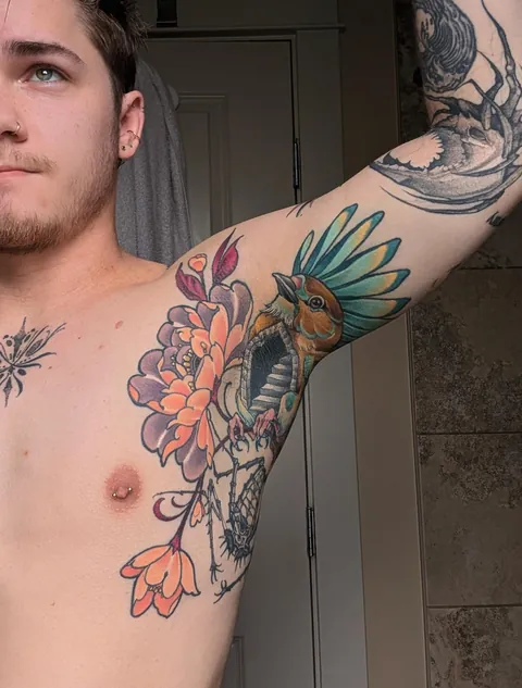 Fay young, The Fall Tattooing, Vancouver BC Canada.