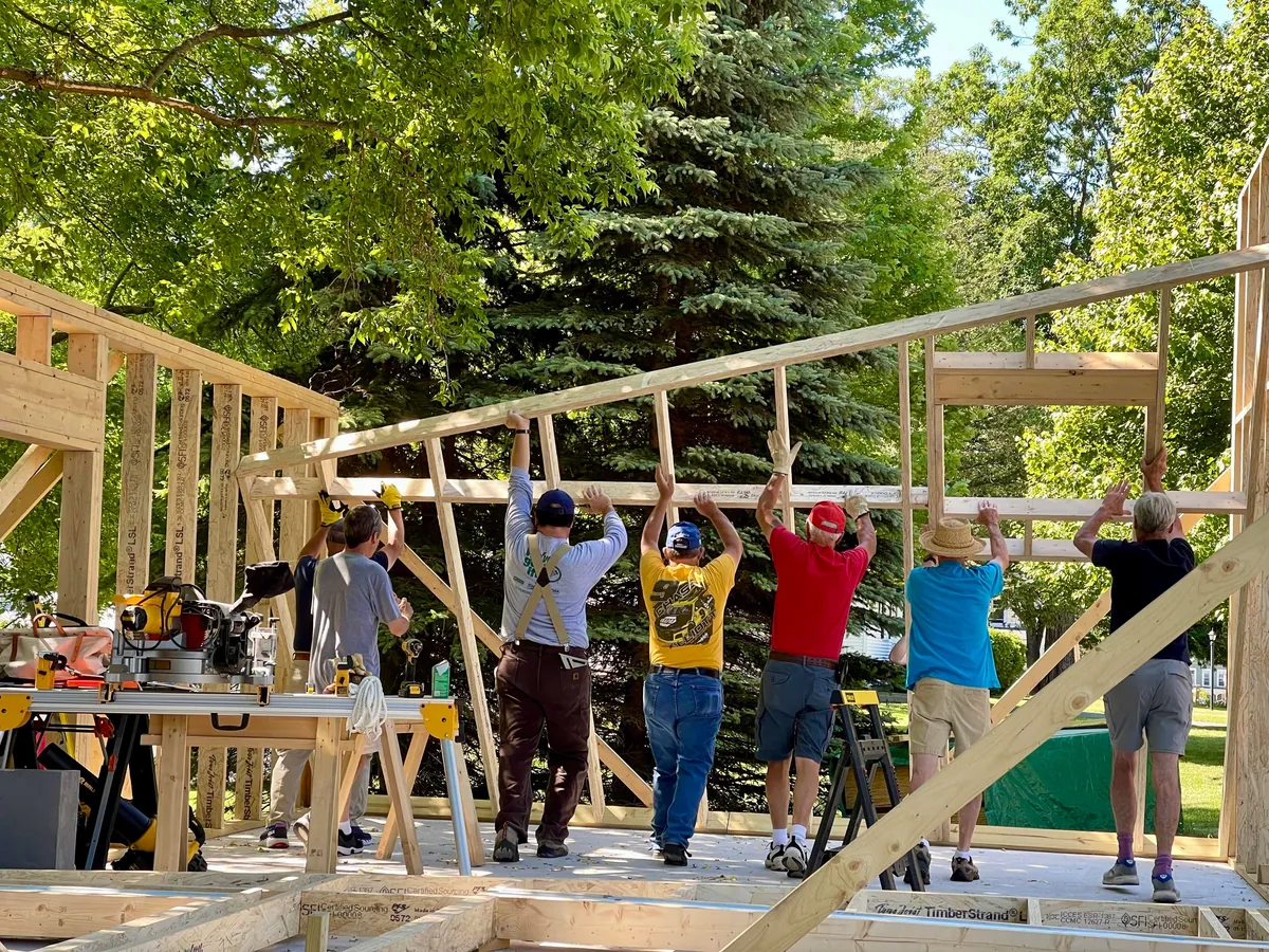 I built a 500 sq ft backyard shed studio for my photography business. I personally handled every phase from design to completion except for concrete, electrical, and HVAC. It's insulated and comfortable year round here in New Hampshire.  Ask me anything!