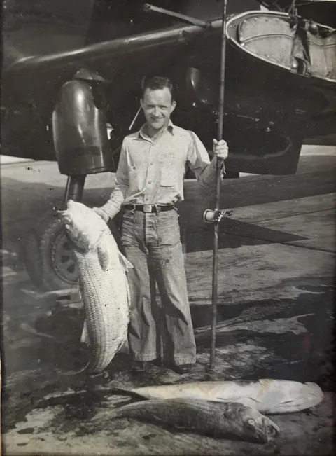 My great uncle Jimmy in the Navy in the 40s
