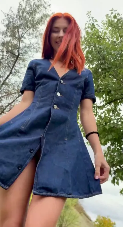 I love to show my best parts in public places