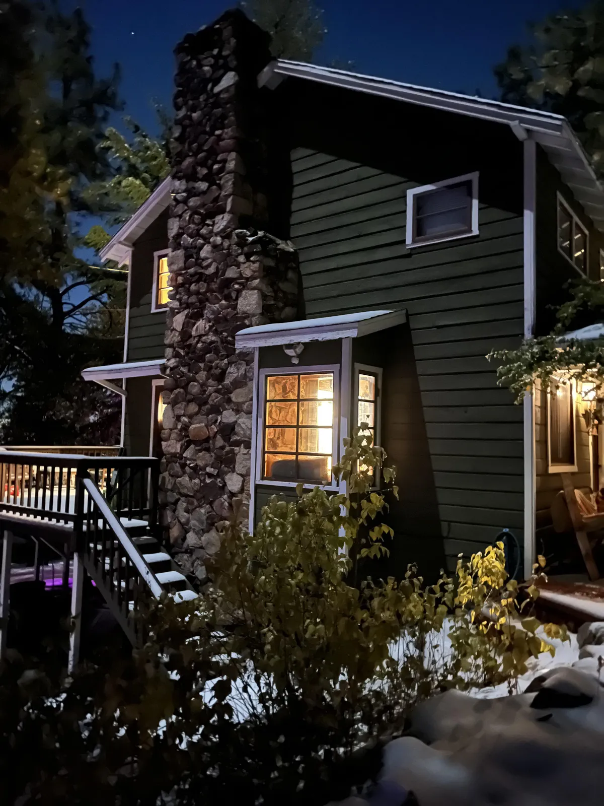 Our house after the first snowfall of the year 