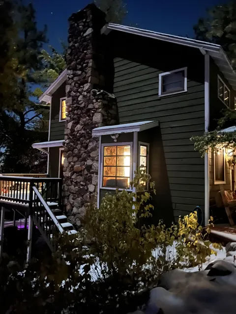 Our house after the first snowfall of the year 