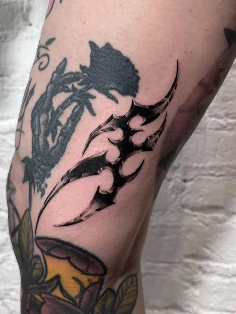 tattoo i did on myself at misfit tattoo society in richmond, va