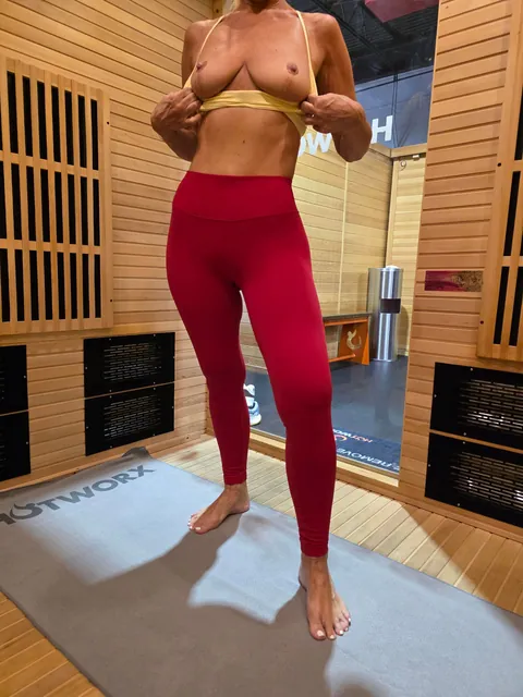 Would you fuck my hotwife/milf in the hot sauna?