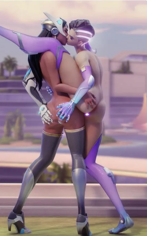 Sombra and Symmetra (forceballfx)