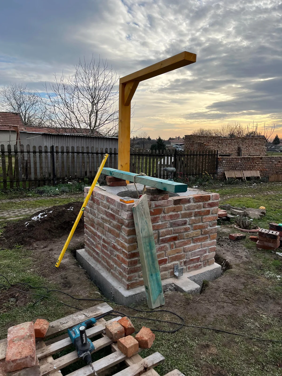 My garden well project